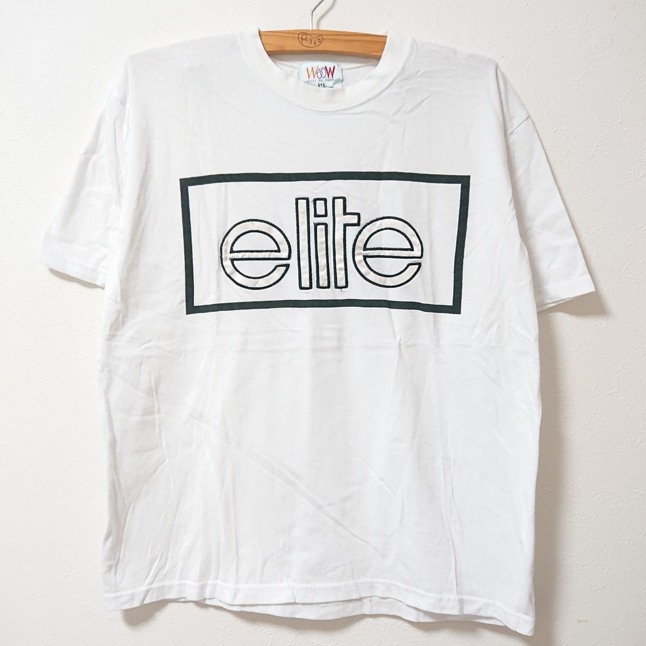 w^)b elite エリート 半袖 Tシャツ ブランドロゴ ロゴプリント