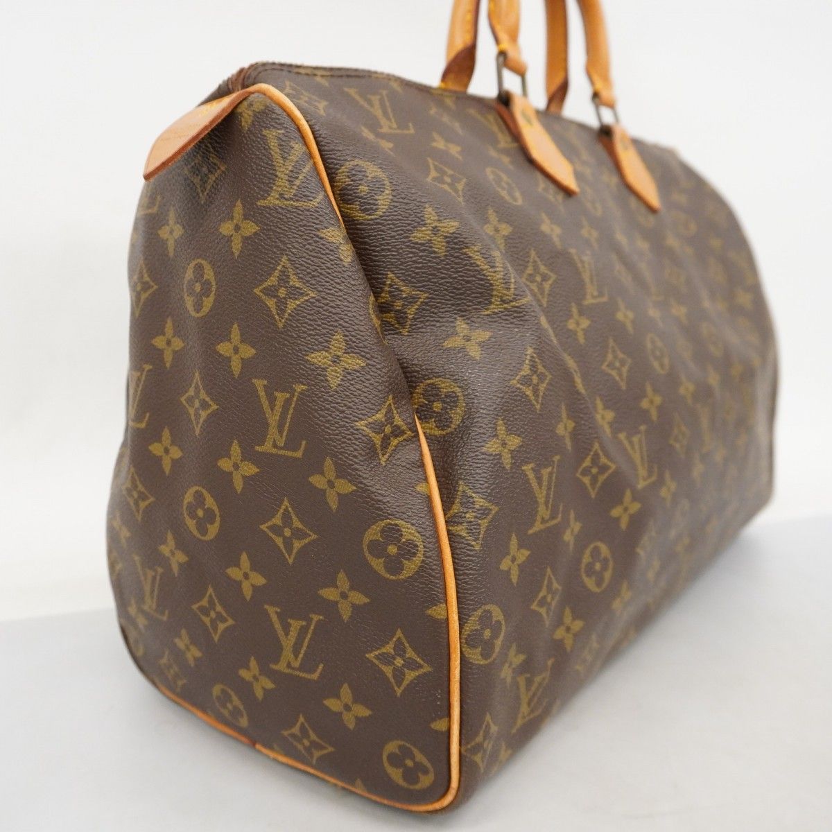 【正規品】ルイヴィトン モノグラム スピーディ40 ハンドバッグ ブラウン 茶色 LOUIS VUITTON - ルイヴィトン モノグラム スピーディ 40
