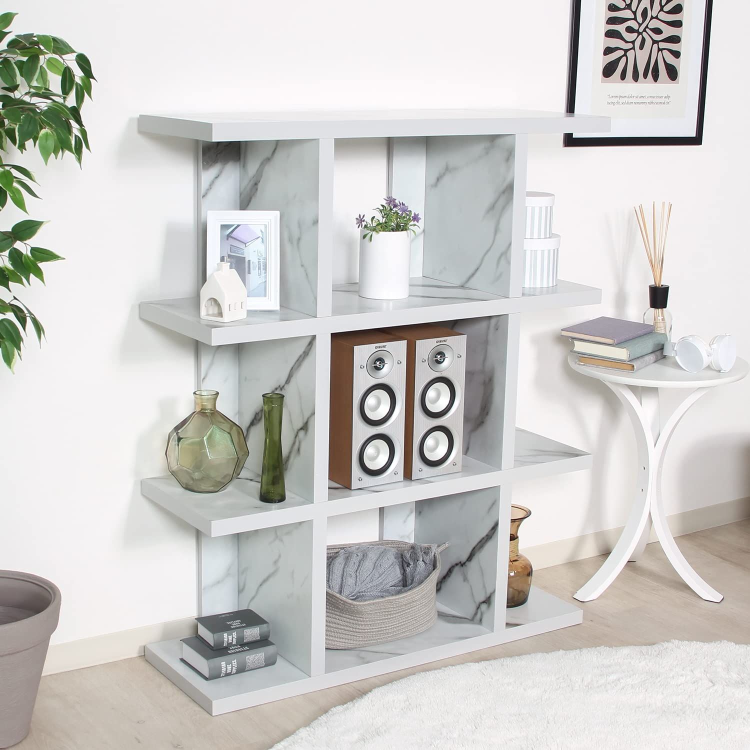 じゅう 新品 不二貿易 オープンラック シェルフ 4段 幅90×奥行31×高さ