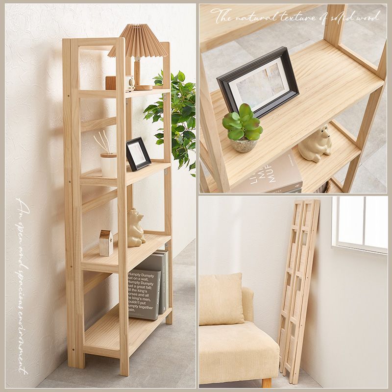 ニトリ オープンシェルフ N ステイン ブラウン 75082-5-004 ニトリ 棚