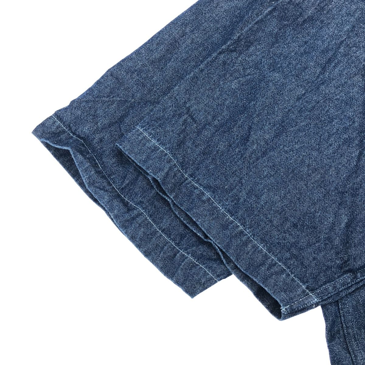 YJポロラルフローレン　デニムシャツ　M インディゴブルー　ウォッシュ加工 YJポロラルフローレン デニムシャツ M インディゴブルー ウォッシュ