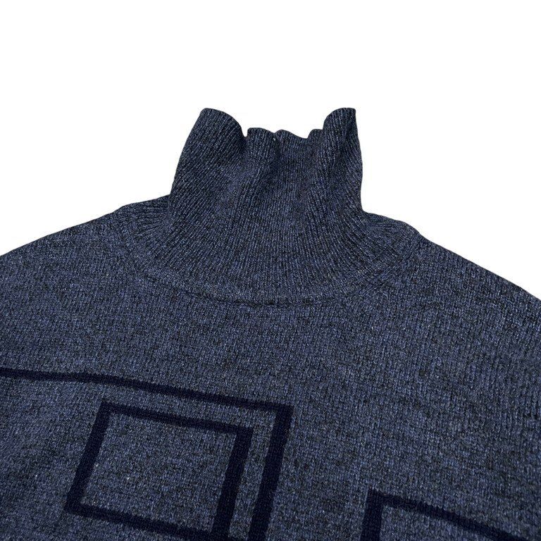 Y's for men デザインタートルネックニット ウール ワイズ