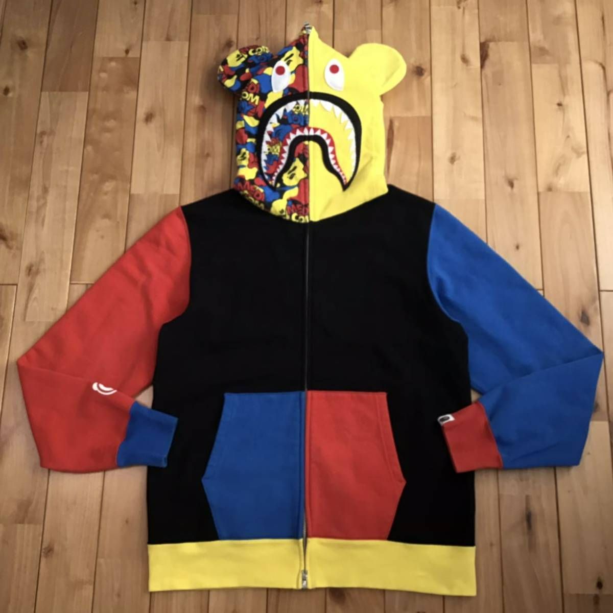 BE@R フルジップ パーカー Lサイズ BAPE full zip hoodie a bathing  