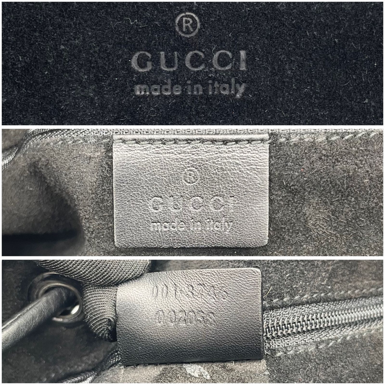 GUCCI グッチ 巾着 トートバッグ ショルダーバッグ ハンドバッグ ワン 
