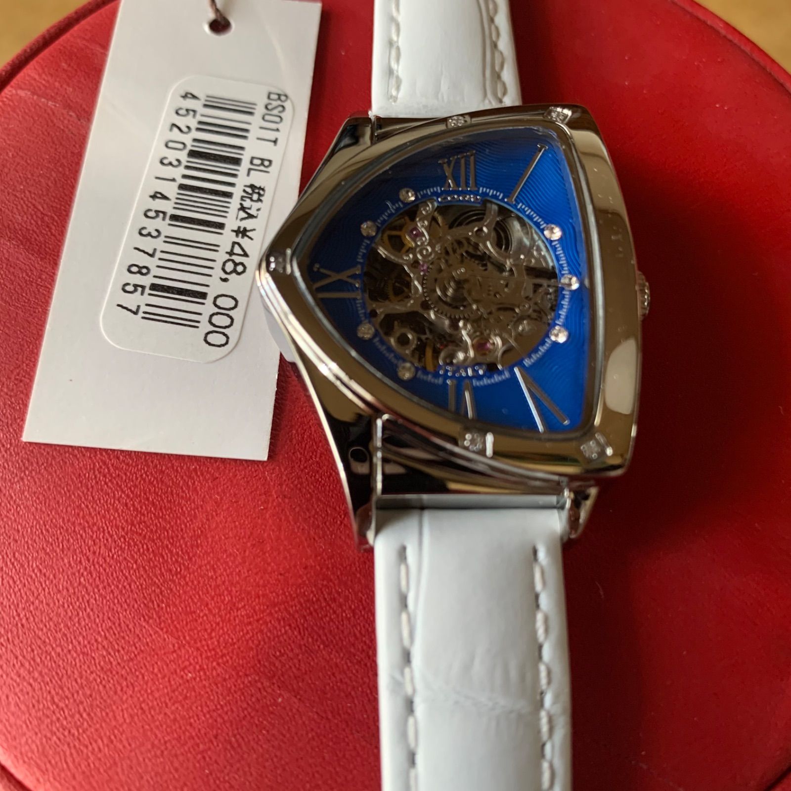 コグ COGU 自動巻き イタリア製腕時計 ブルー - 時計