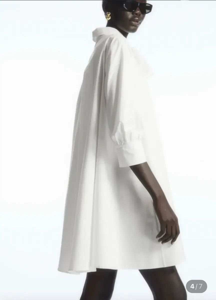 COS コス Aライン ミニ シャツ ドレス 36