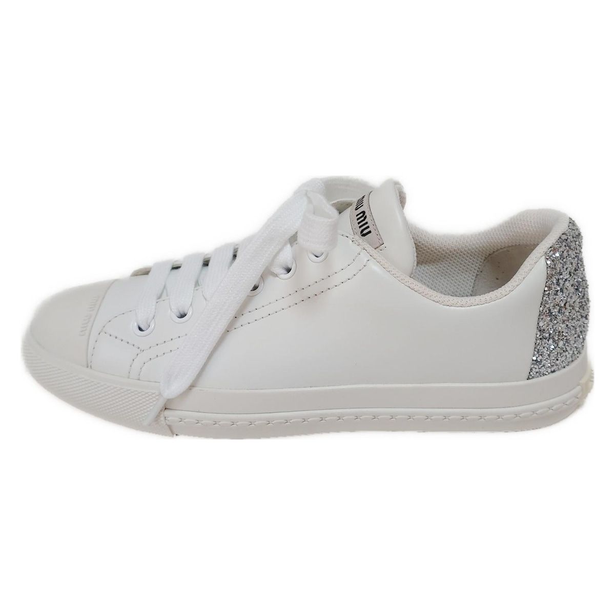 miumiu(ミュウミュウ) スニーカー 35 レディース - 5E927B 白