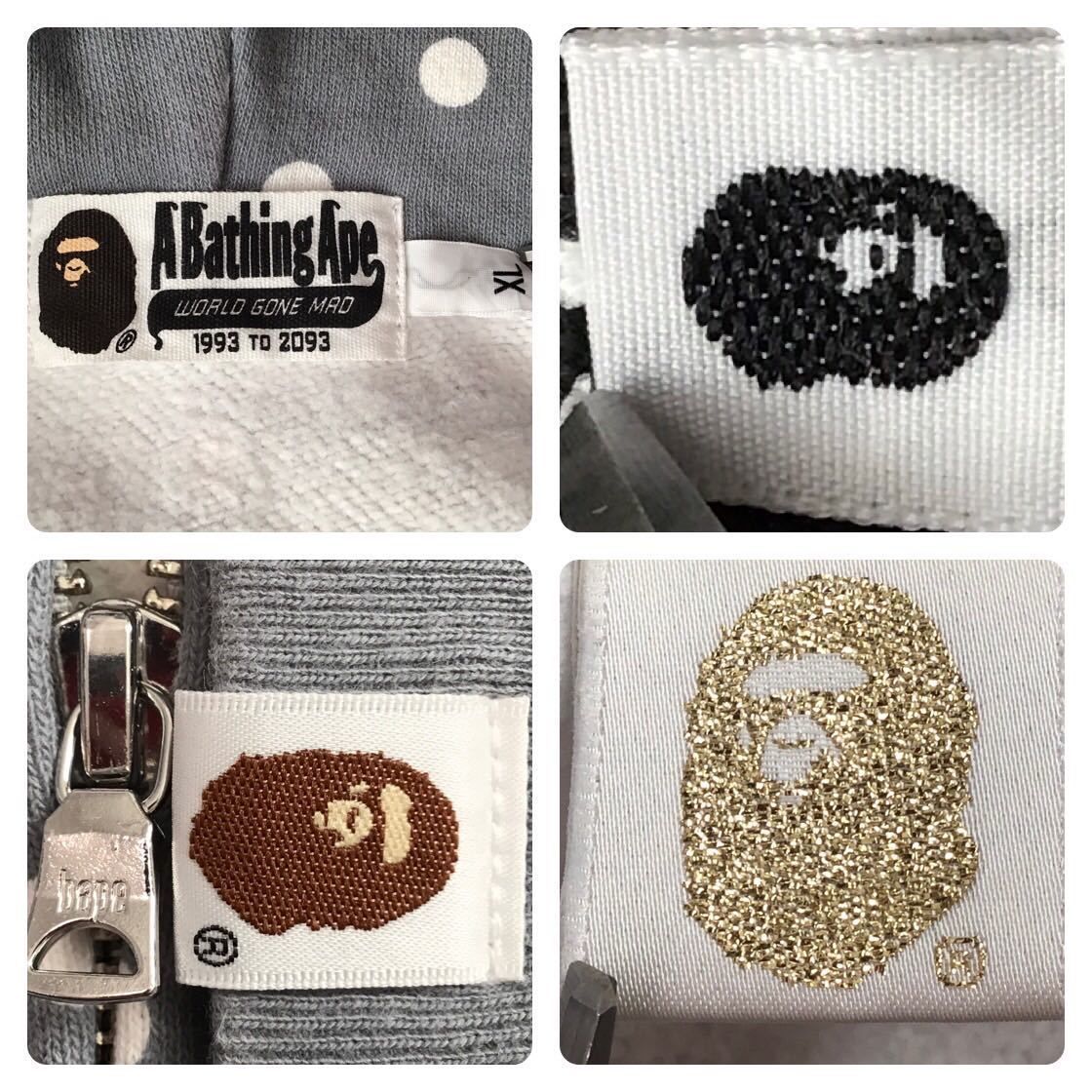 な*;様 BAPE DOT シャークパーカー shark ベイプ ape エイプ BAPE DOT シャークパーカー shark ベイプ ape エイプ - メルカリ