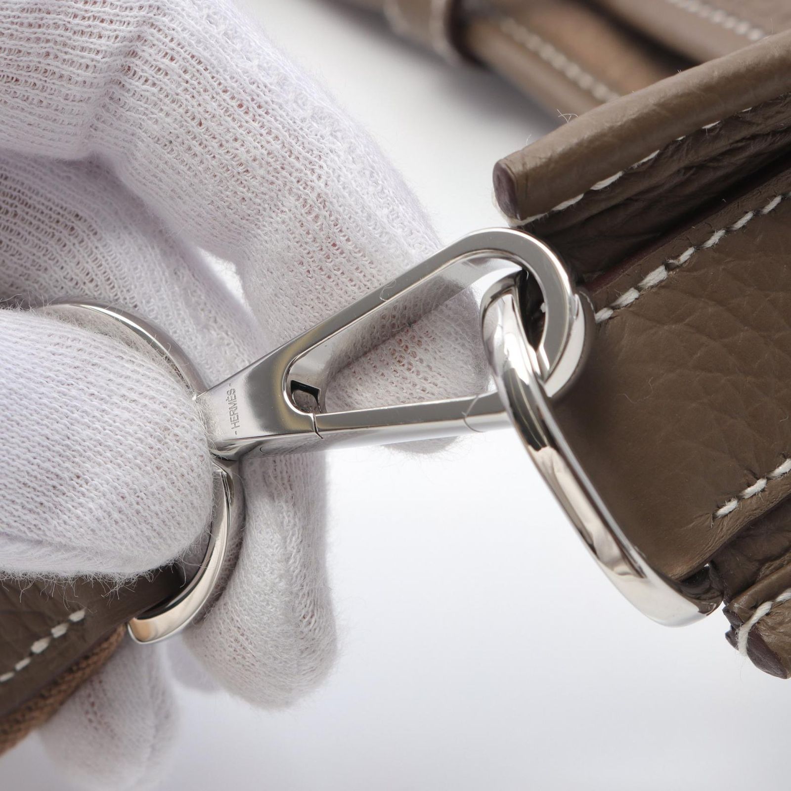 エルメス HERMES ショルダーバッグ エヴリン 3 トロワ PM エトゥープ