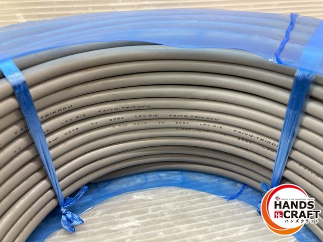 【新品・未使用】太陽ケーブルテック TT/VCTF ハイ/N LFV 3×2SQ (37/0.26) 100m TAIYO セット■④