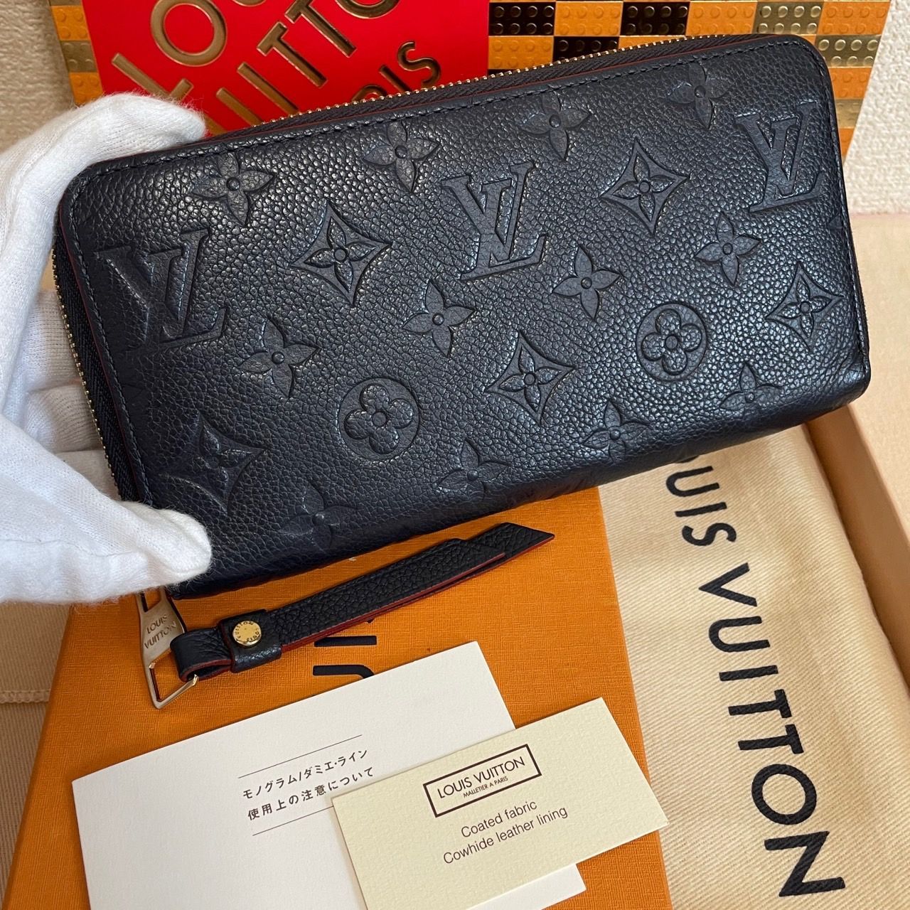 極上美品】ルイヴィトン モノグラム アンプラント ジッピー 長財布 