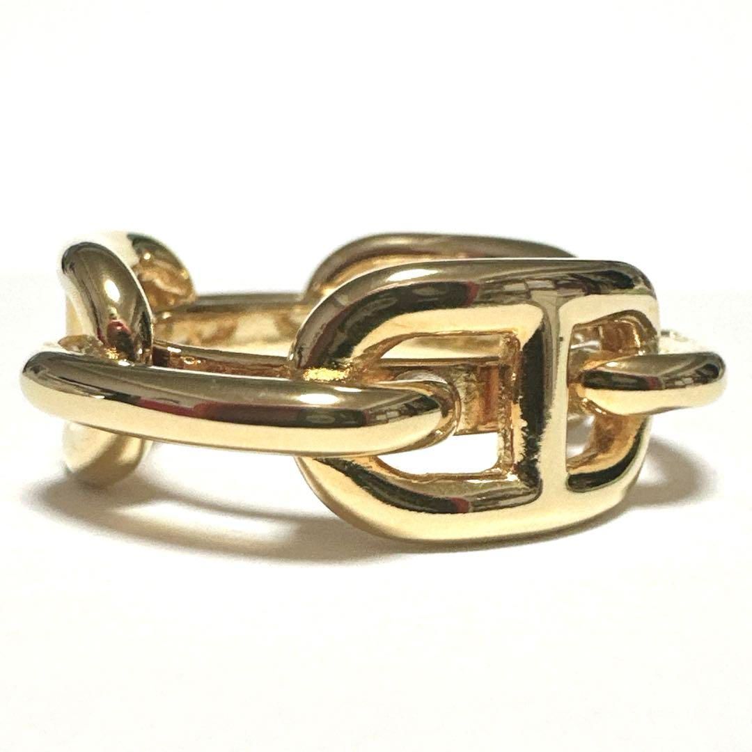 極美品 HERMES エルメス スカーフリング レガート シェーヌダンクル