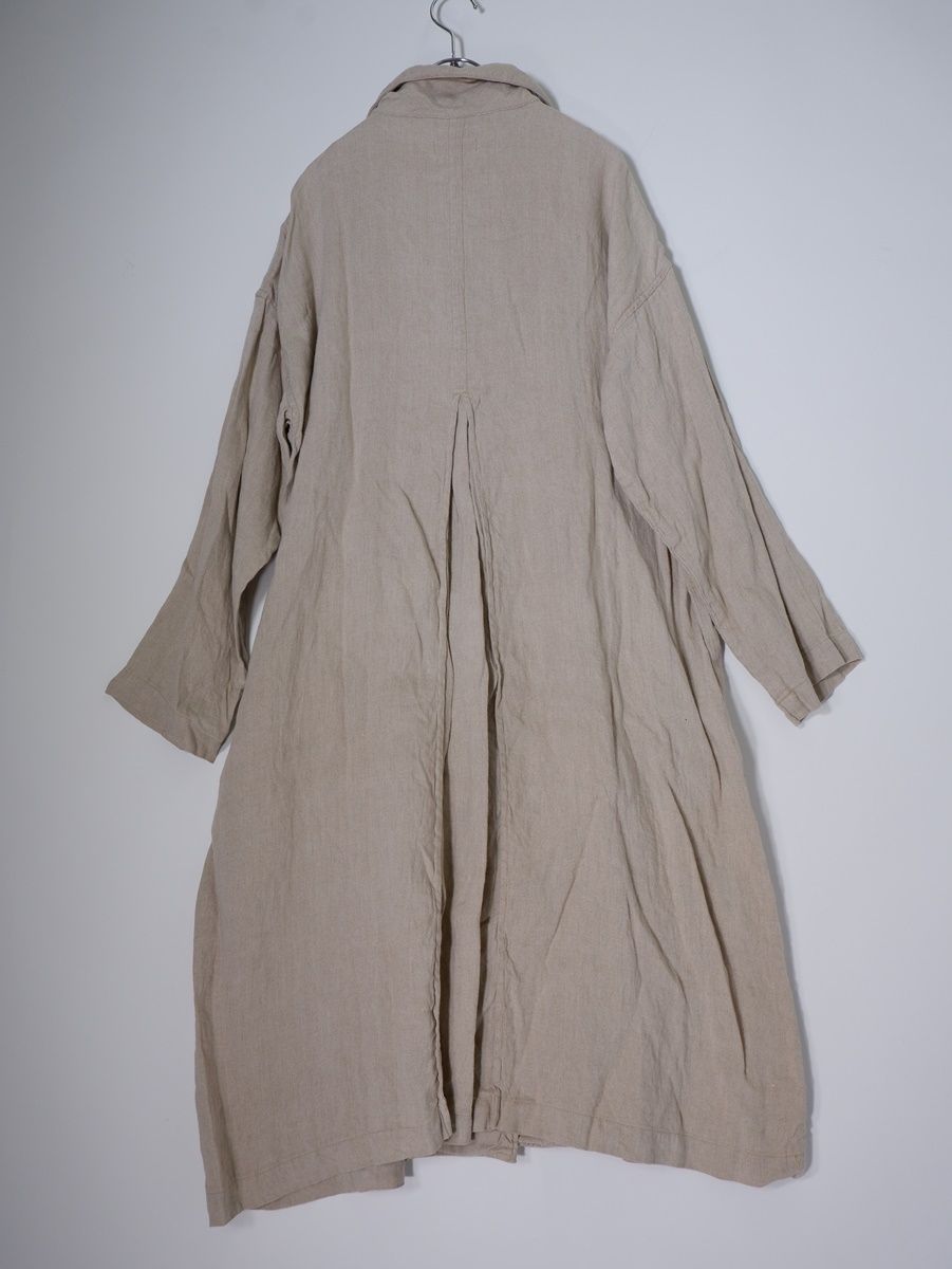 リネン ダブルボタン