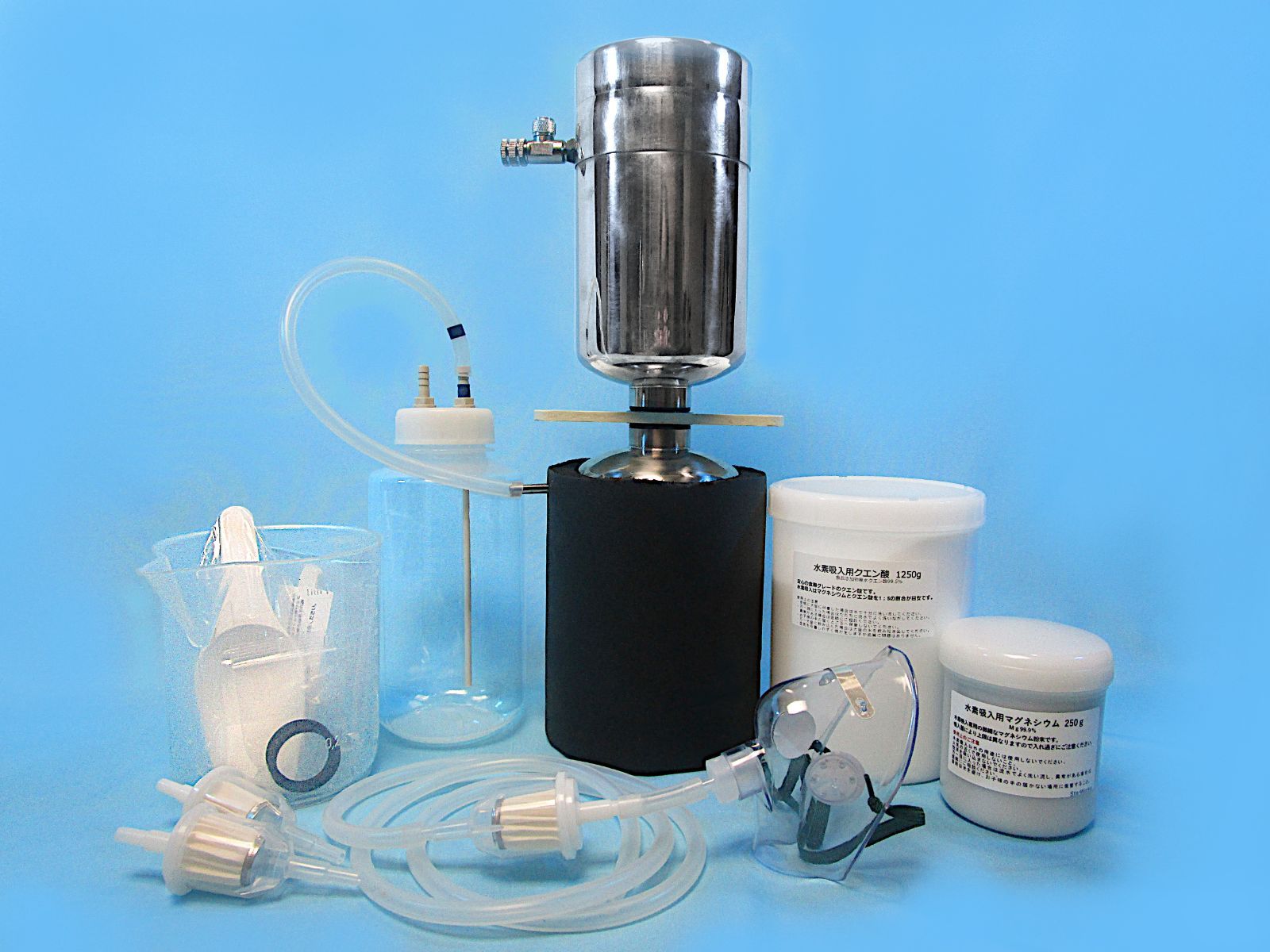 H 2 LARGE 10 12 L 高速時短水素吸引器 L吸引器 電気式の25倍 水素水の660万倍濃度吸引器 初回水素12 Lｘ25回分付 24時間サポート対応