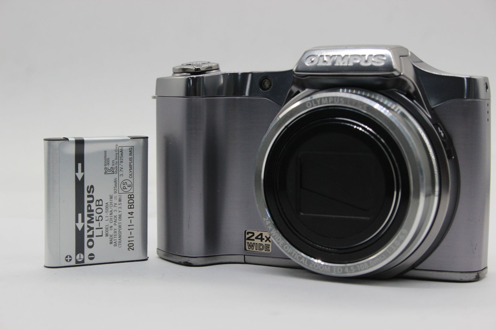 返品保証】 オリンパス Olympus SZ-14 24x Wide バッテリー付き 