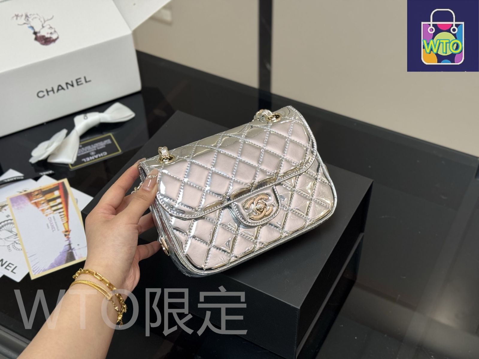 シャネル 24C モカシン∶出品は9月15日まで 今日特価】Chanel 24C Patent Leather Chain Bag - シャネル 24C