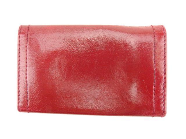 PRADA キーケース 赤 レザー 6連ゴールド金具 プラダ PRADA 6連 キーケース 赤、レッド ゴールド金具