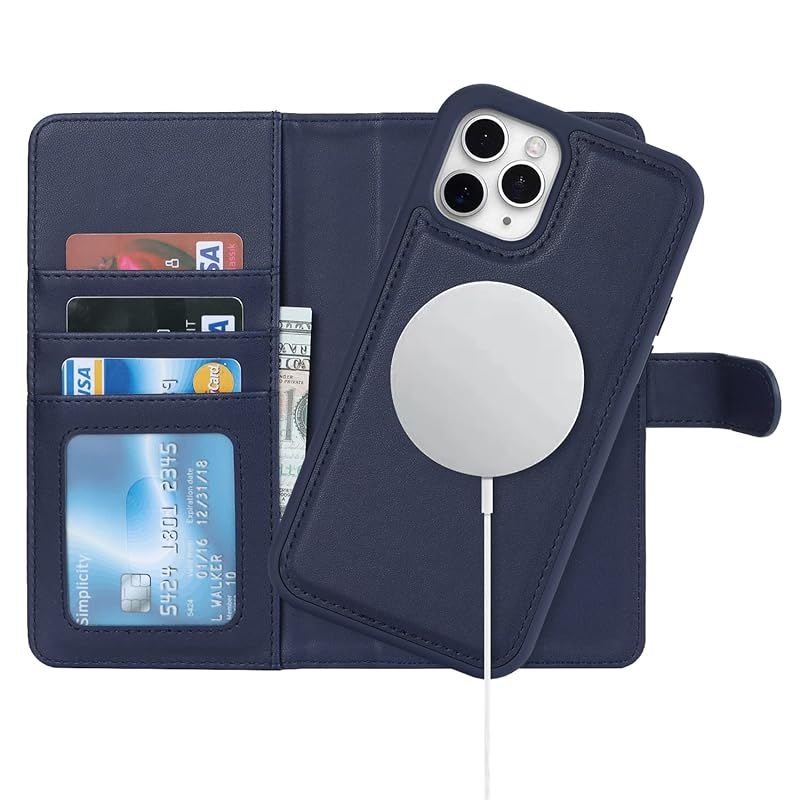 新品　Ｈａｖａｙａ iPhone12 ケース Magsafe 対応 iphone12pro ケース あいふぉん12ケース 手帳型 マグセーフ レザー 【分離式2in1】 カード収納 ワイヤレス充電対応(アイフォン12 /あいふぉん12プロ/