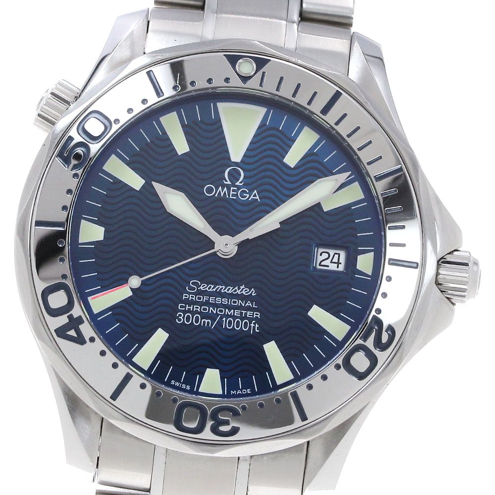 オメガ OMEGA 2255.80 シーマスター300 デイト 自動巻き メンズ良品_871168