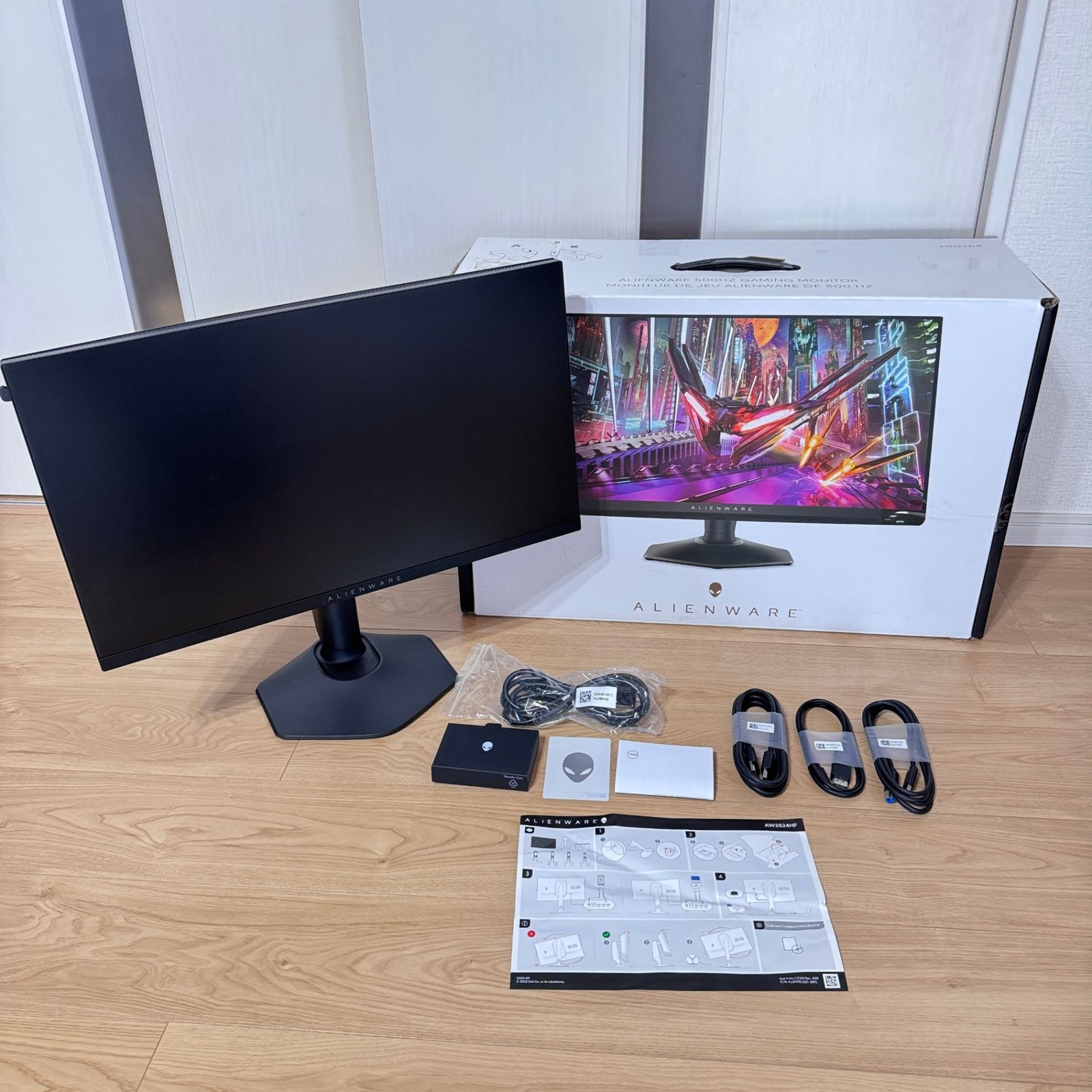 ☆動作確認済み 美品 Dell デル Alienware 500hz 24.5インチ