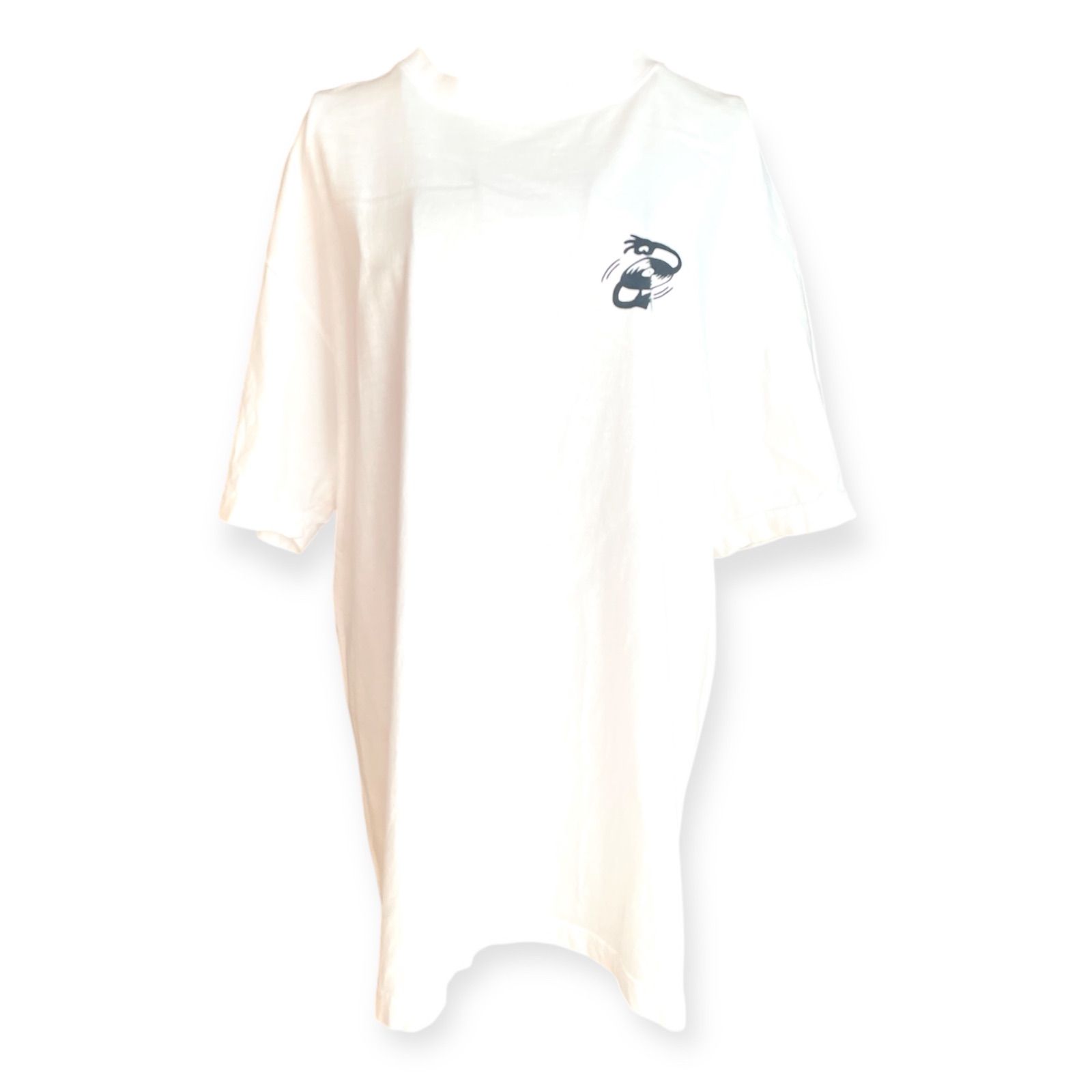 COCOLO BLAND RECORD SHOP VINYL BITCH Tシャツ カットソー ホワイト