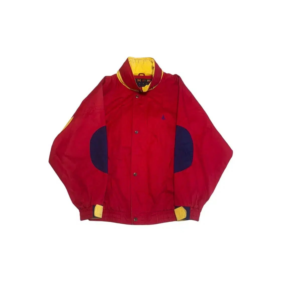 BEAN POLE(ビーンポール) オールドスクール ジャケット レッド 黄色 バイカラー