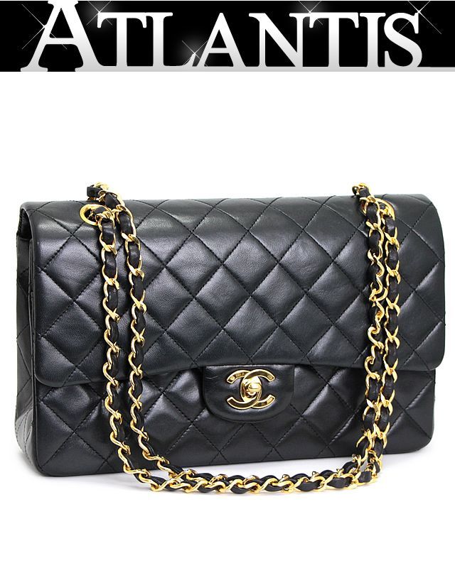 シャネル CHANEL マトラッセ25 チェーンショルダーバッグ Wフラップ ...