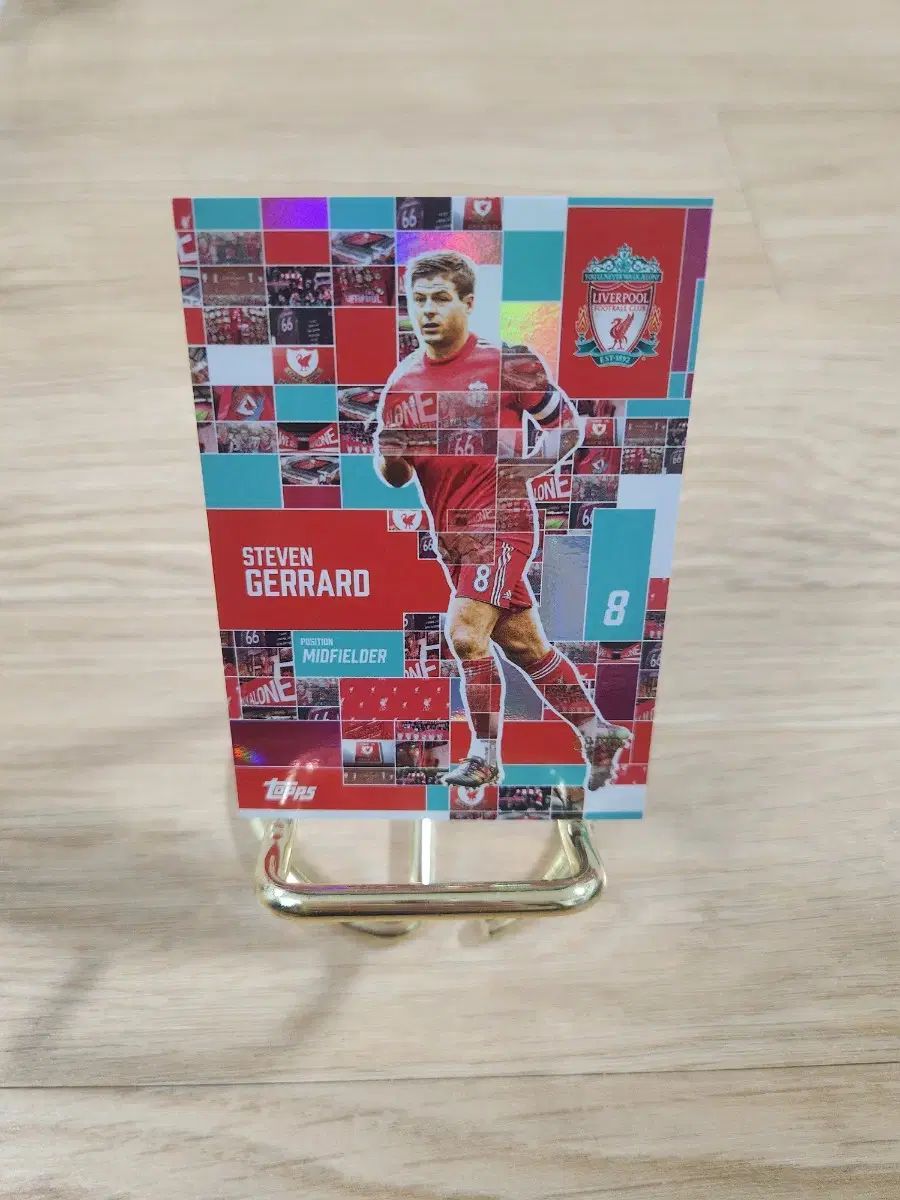 24 TOPPS トップス リヴァプール fc スティーブン ジェラード