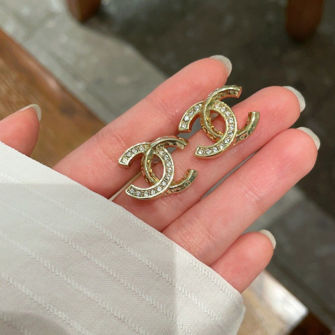 ヴィンテージシャネル　ピアス 希少品！CHANEL♡チェーンピアス ハート ヴィンテージ ピアス