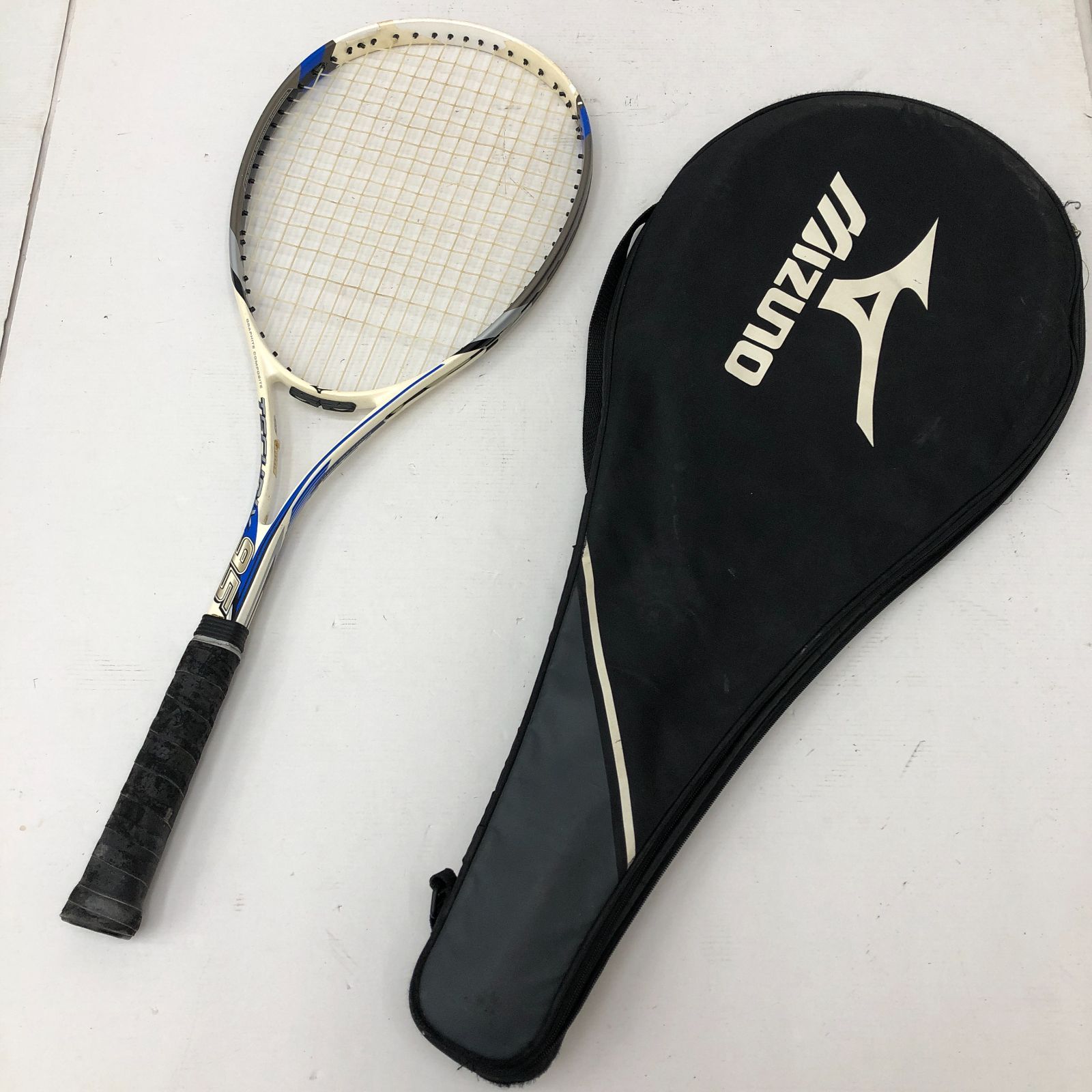 【匿名配送】ケース付き　ソフトテニス ラケット　ミズノ　軟式 ディーフォース Vツアー(ソフトテニス)|63JTN441|ソフトテニスラケット