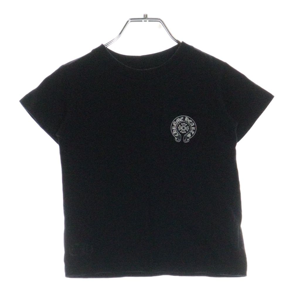 【美品】Chrome Hearts キッズ Tシャツ 半袖 ホースシュー 2T CHROME HEARTS (クロムハーツ) ホースシュープリント クルー