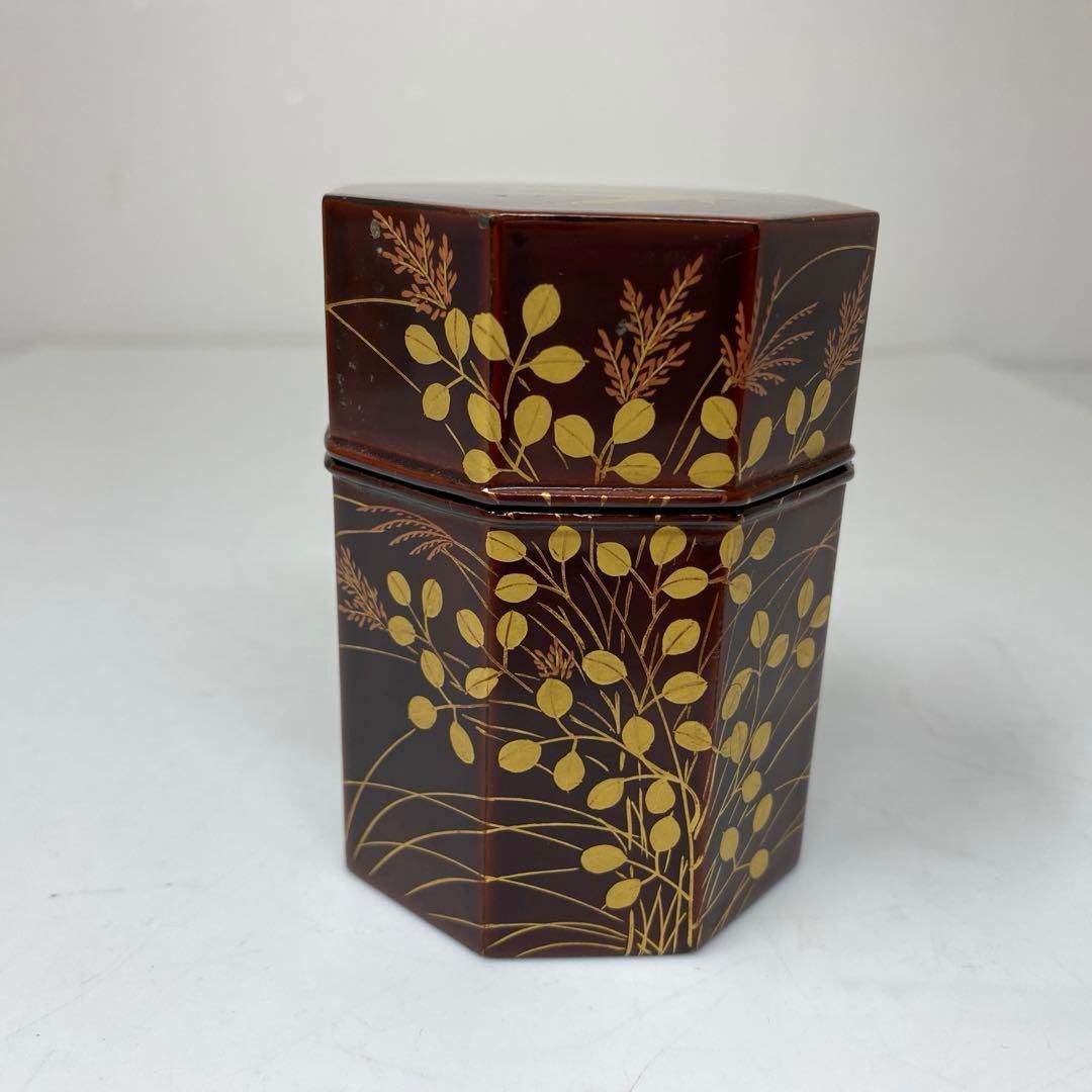 田中宗凌 八角茶器 共箱 高さ約7.7㎝ 東さ6-0909 2F