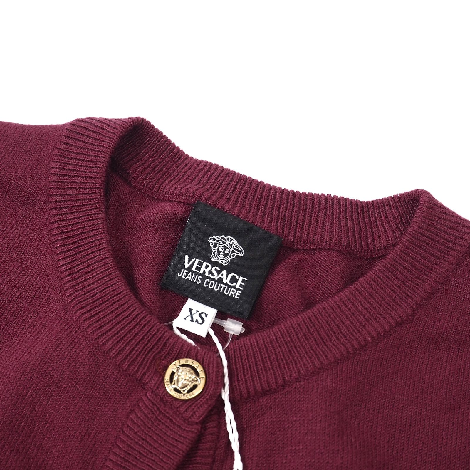 △未使用 ヴェルサーチ VERSACE 金ボタン アンサンブル セーター