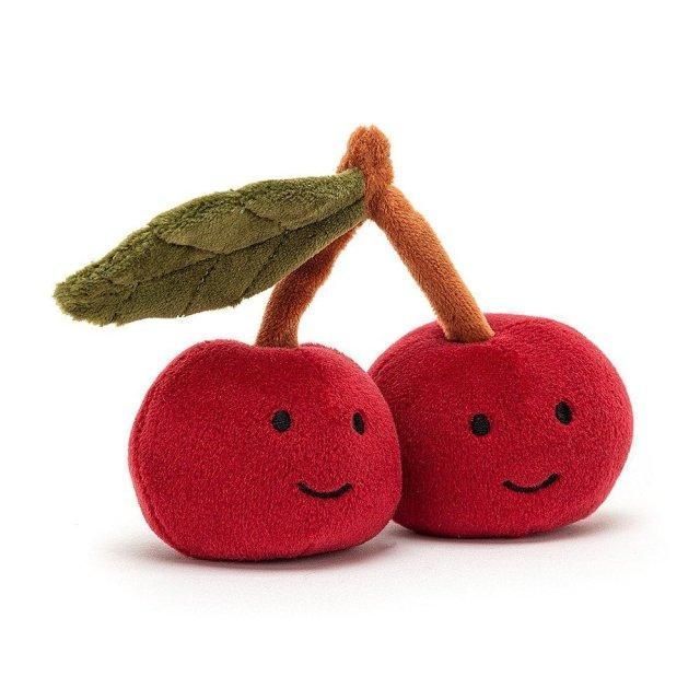 JELLYCAT Jellycat Fabulous Fruit Cherry jellycat さくらんぼ ぬいぐるみ ファーストトイ ふわふわ