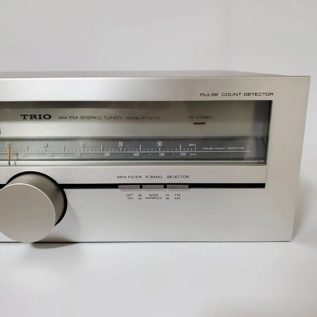 整備・動作確認済】TRIO KT-8100 AM-FM STEREO TUNER トリオ チューナー 日本製【k579】 - メルカリ