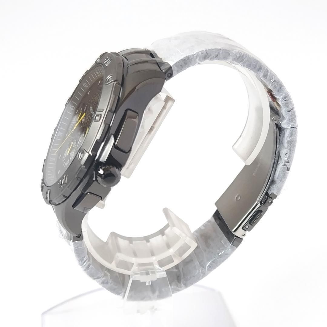 ブラック/ガンメタル新品VERSUS VERSACEかっこいいメンズ腕時計 箱付 ブラック/ガンメタル新品VERSUS VERSACEかっこいいメンズ腕時計