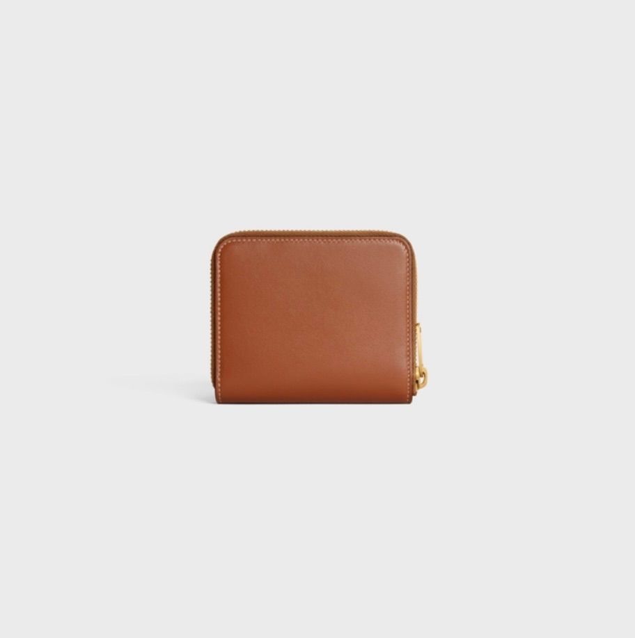 新品 CELINE セリーヌ コンパクト ジップウォレット トリオンフ