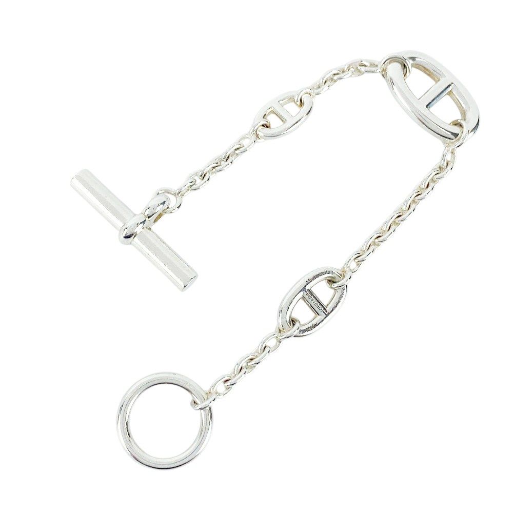 新同 エルメス ファランドール ブレスレット シェーヌダンクル SV925 シルバー SH 箱 431425 5