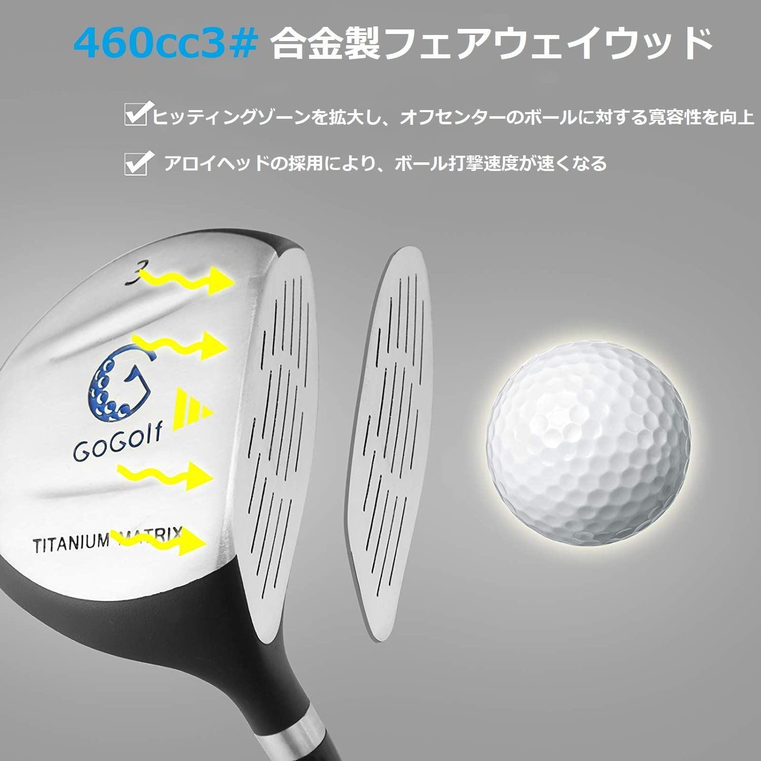 GOGOLFレディースゴルフクラブセット ULTIMATEバッグ FLEX L GOGOLFレディースゴルフクラブセット ULTIMATEバッグ FLEX L