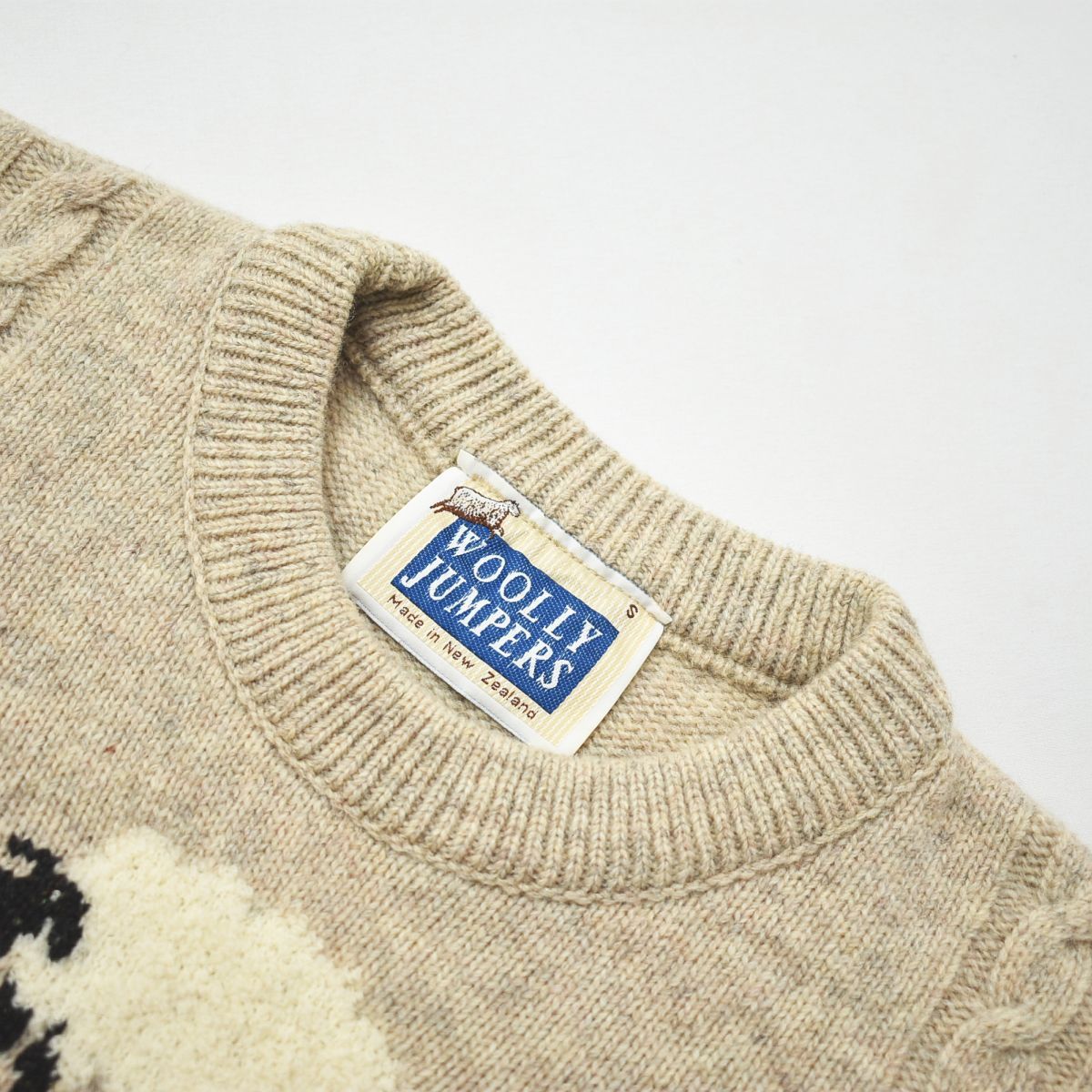 美品】 ニュージーランド製 ウーリージャンパーズ WOOLLY JUMPERS 羊柄