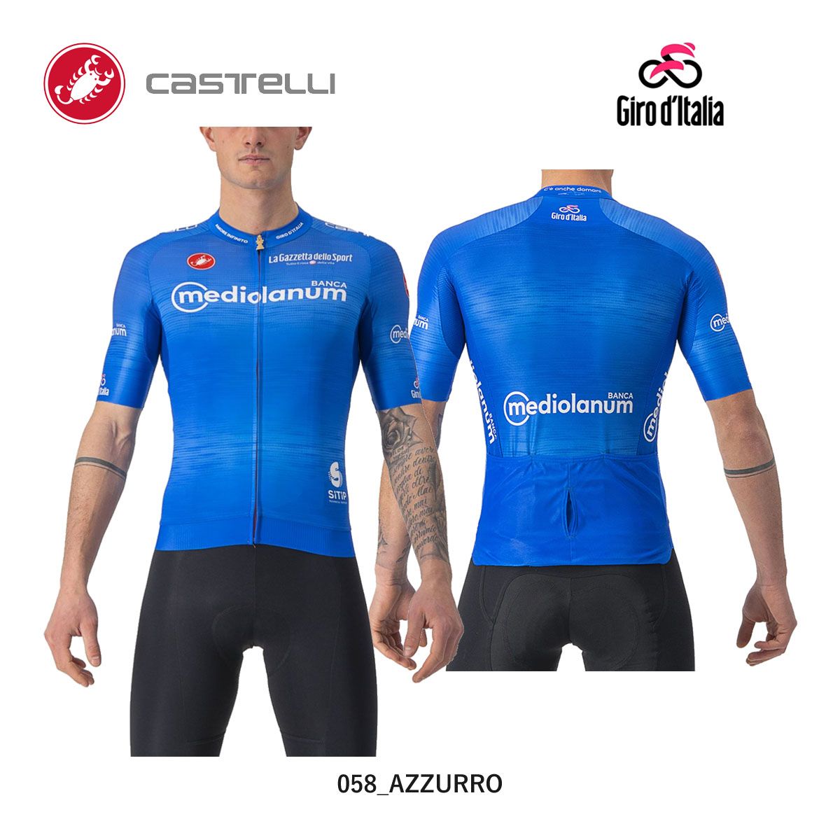 カステリ Castelli ジロ・デ・イタリア 半袖 サイクルジャージ