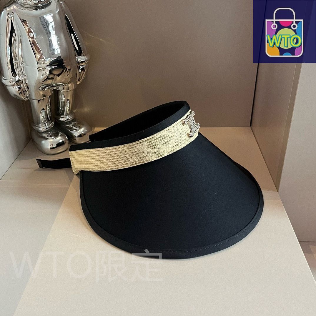 Celine セリーヌ ノンクローズド サンハット メガネ付きハット シンプルでユニバーサルなデザイン -WTO輸入1