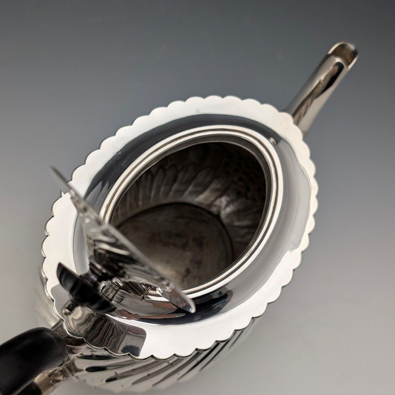 英国アンティーク シルバープレート製 ティーセット 3点セット George  