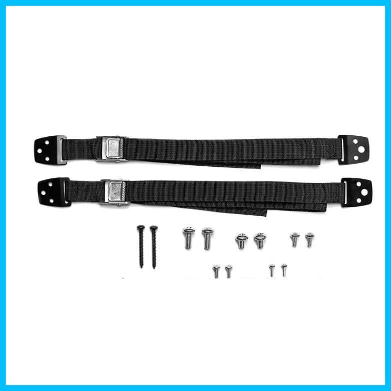 商品 金具の色 黒色 付属 ビス 転倒防止 冷蔵庫 棚 テレビ 家具 バンド 耐震ベルト