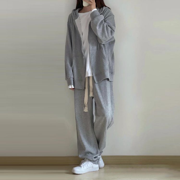 レディース ジップパーカー