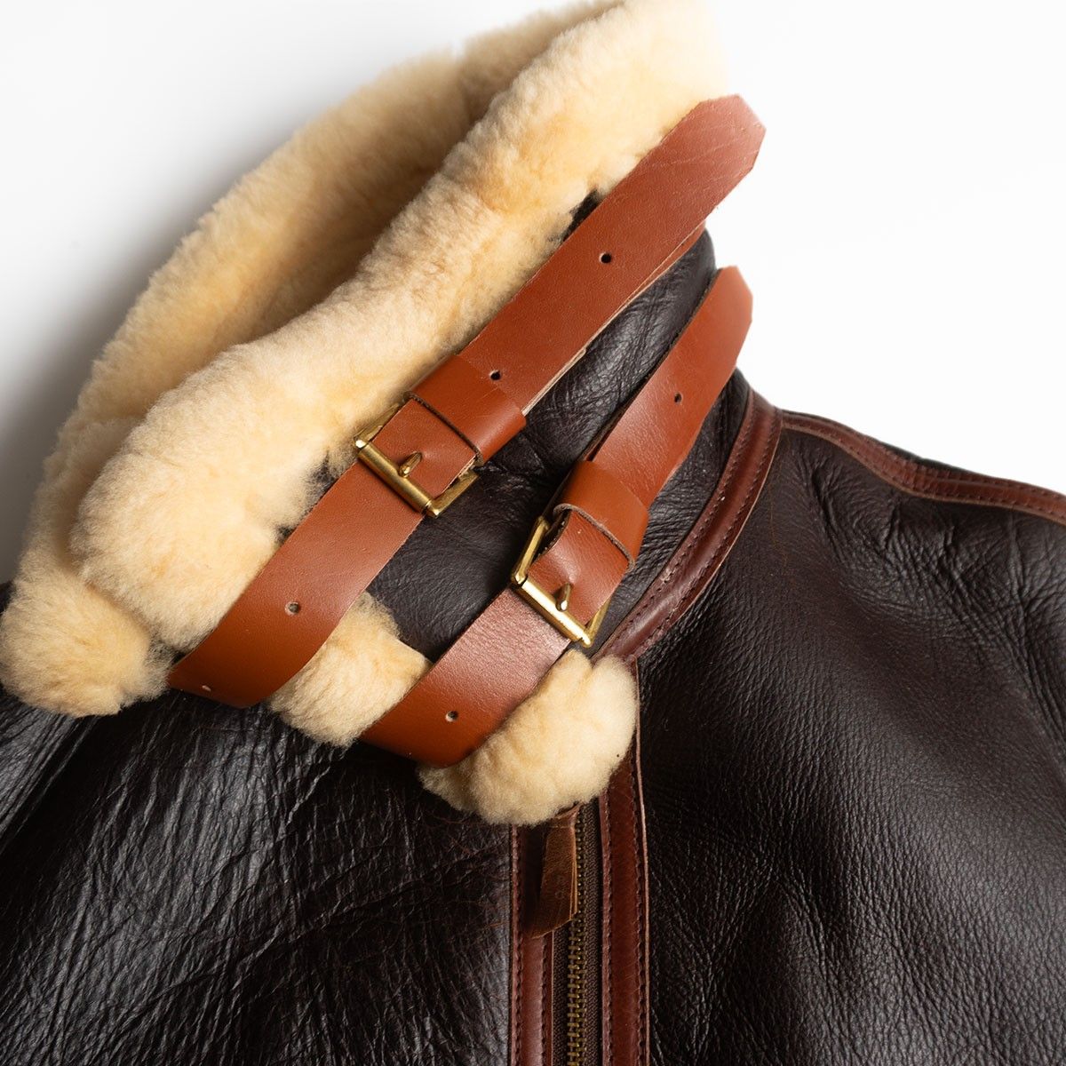 美品/大戦モデル】AERO LEATHER【B-3 ムートン フライトジャケット】36