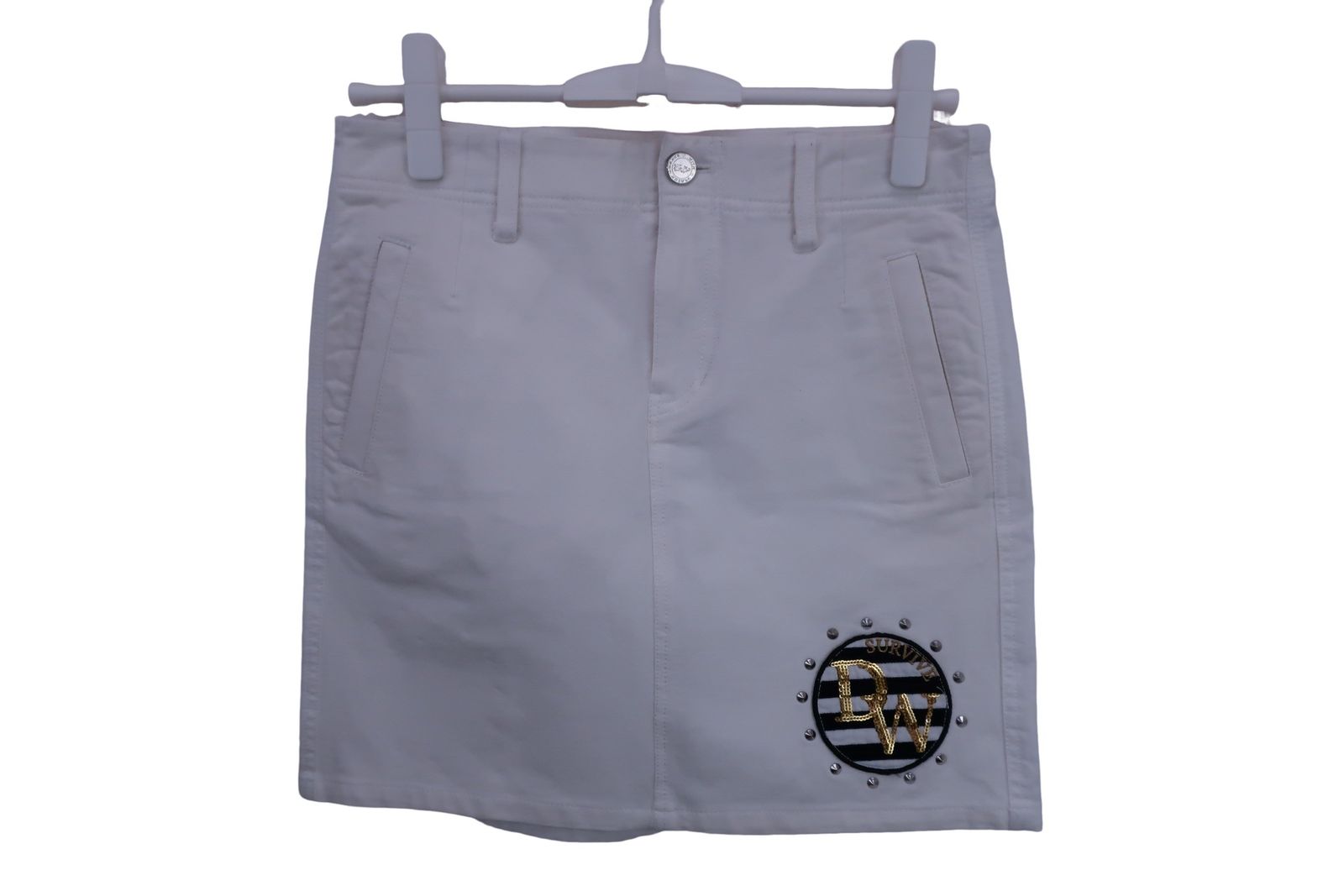 【美品】Dance With Dragon(ダンスウィズドラゴン) スカート 白 レディース 3 D2-403300 ゴルフ用品 2412-0855 中古 人気・おすすめ｜使いやすい・旅行におすすめ 品質保証 全国発送