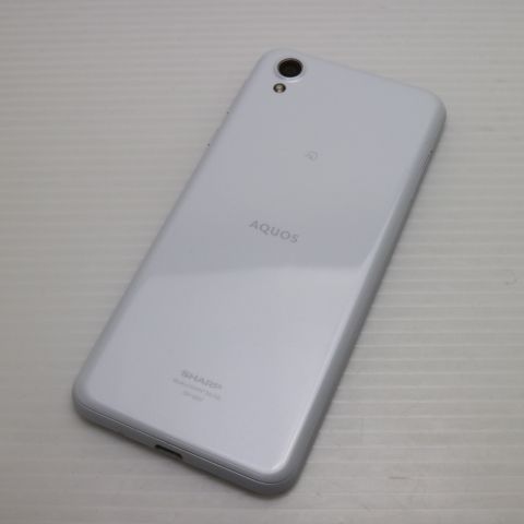SHARP - 新品同様 SIMフリー SH-M07 ホワイト 本体 白ロム  M555 超美品 SIMフリー SH-M07 AQUOS sense plus ホワイト スマホ