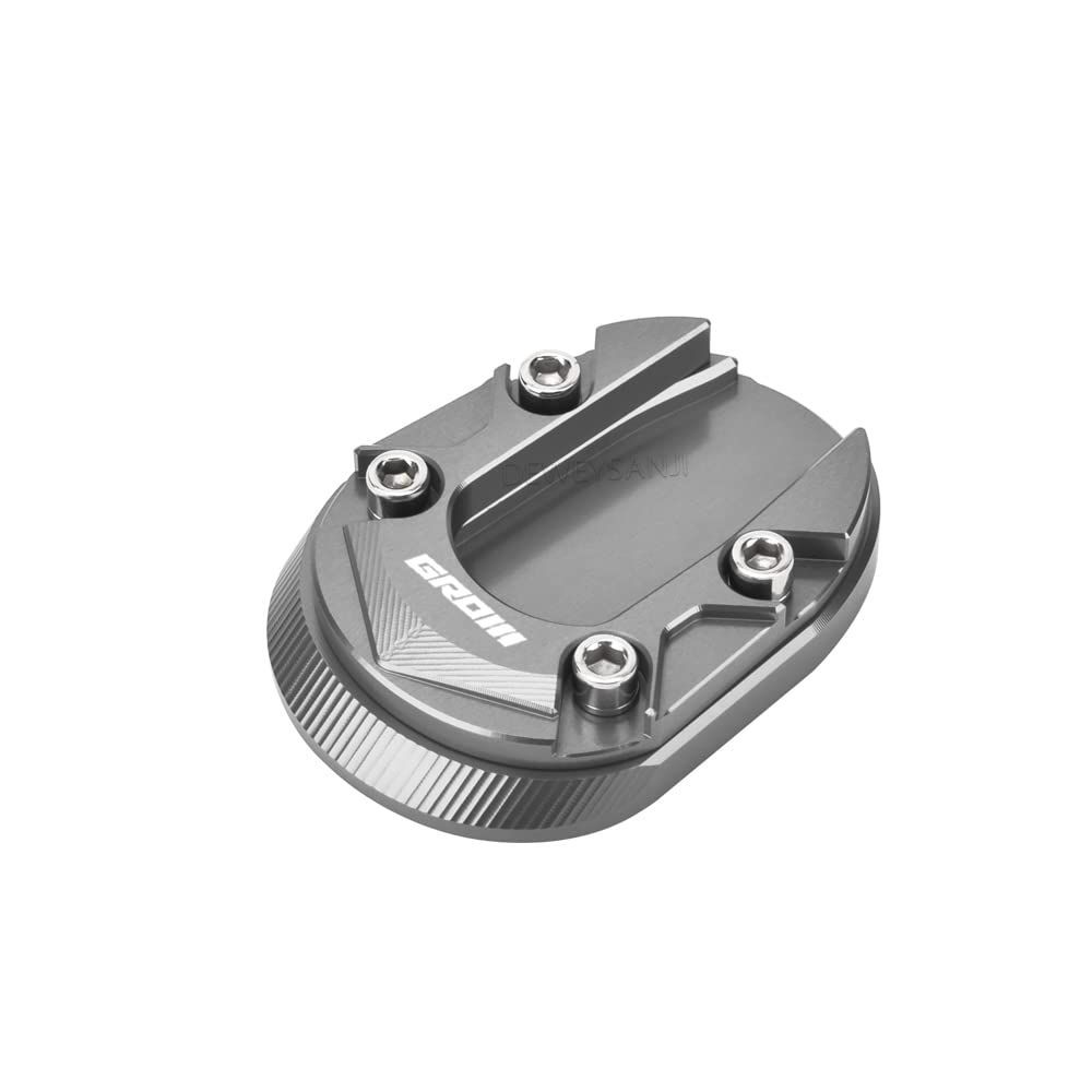 新品 For GROM 125 MSX 125 グロム125 (JC92)2023 2022 2021-2013モーターサイクルCNCサイドスタンド倍率拡張スタンドキックスタンドアンプサイドスタンド延長パッドgrom msx 125サイドスタンドエクステンシ