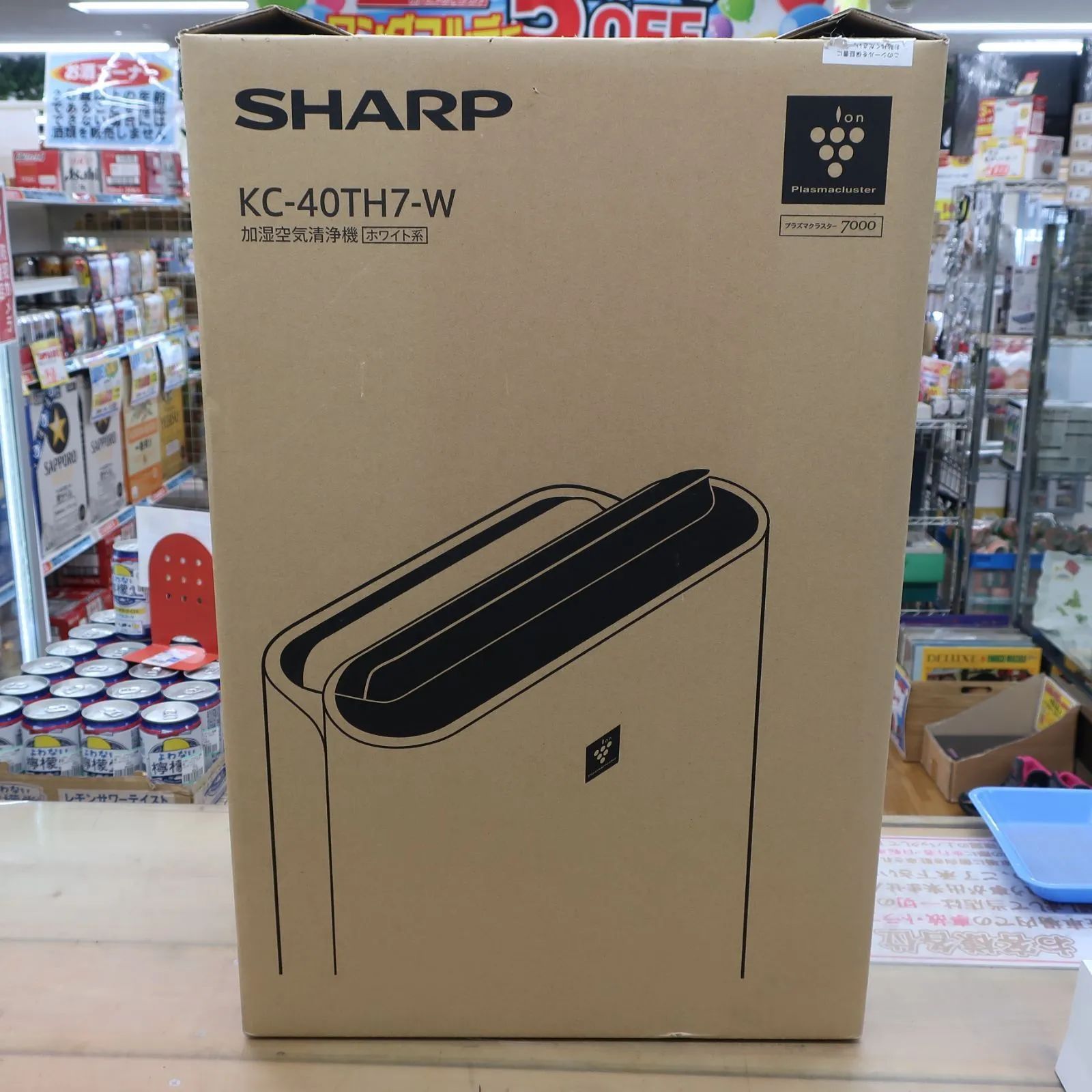 ♥ SHARP 加湿空気清浄機 KC-40TH7-W プラズマクラスター